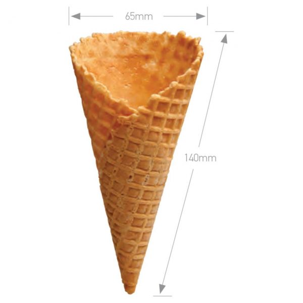 ALTIMATE Natural Waffle Ice Cream Cones