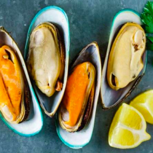 TRADED Medium NZ 1/2 Shell Mussels Greenlip