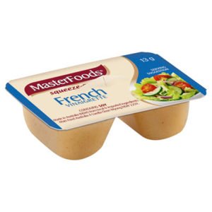 MASTERFOODS SQUEEZE ON FRENCH VINAIGRETTE PORTIONS100s