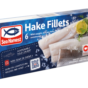Sea Harvest Hake 4/6 skin on 5k