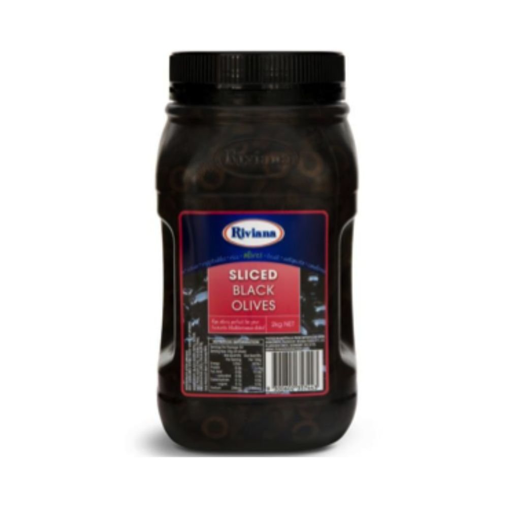 RIVIANA  Sliced Black Olives 2kg