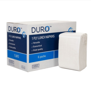 Napkin 1Ply LUNCH *White 1/4F 1LW3 (3000)