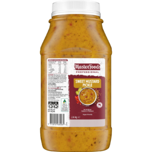 MASTERFOODS Sweet Mustard Pickles Relish 2.6kg