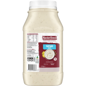 MASTERFOODS Gluten Free Tartare Sauce 2.3kg